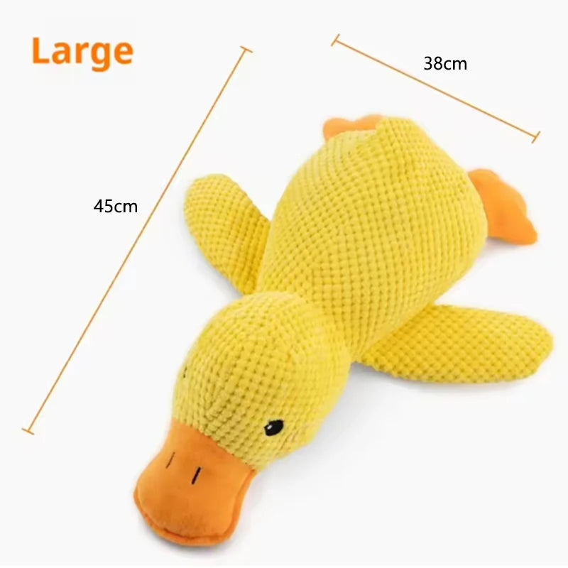 SleepyPaws Yellow Duck Dog Companion Toy