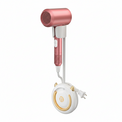 Hands-Free Adjustable Hair Dryer Holder Wall Mount