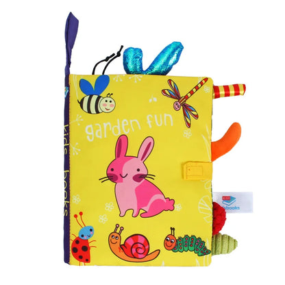 TinyHands Interactive Baby Cloth Book (0–36 Months)
