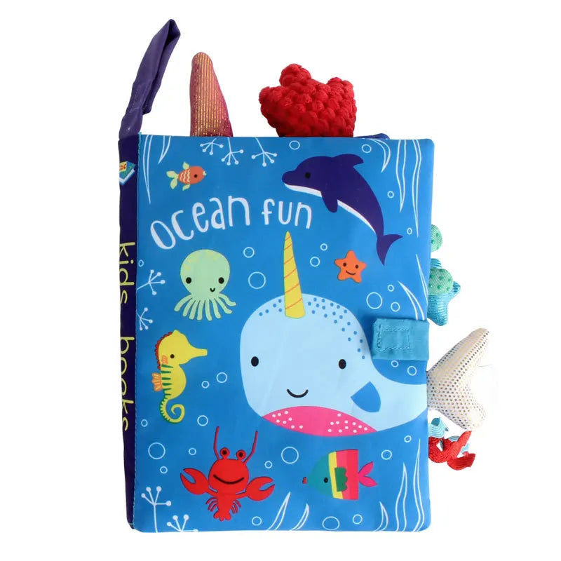 TinyHands Interactive Baby Cloth Book (0–36 Months)