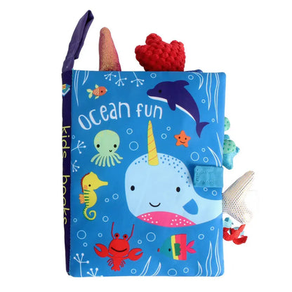 TinyHands Interactive Baby Cloth Book (0–36 Months)