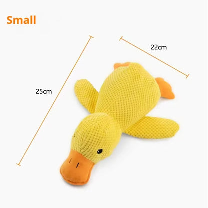 SleepyPaws Yellow Duck Dog Companion Toy