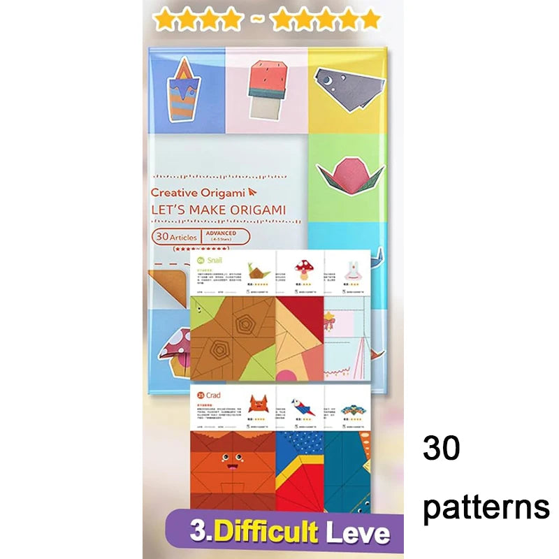Little Makers Origami Paper Art Set with Guide Book