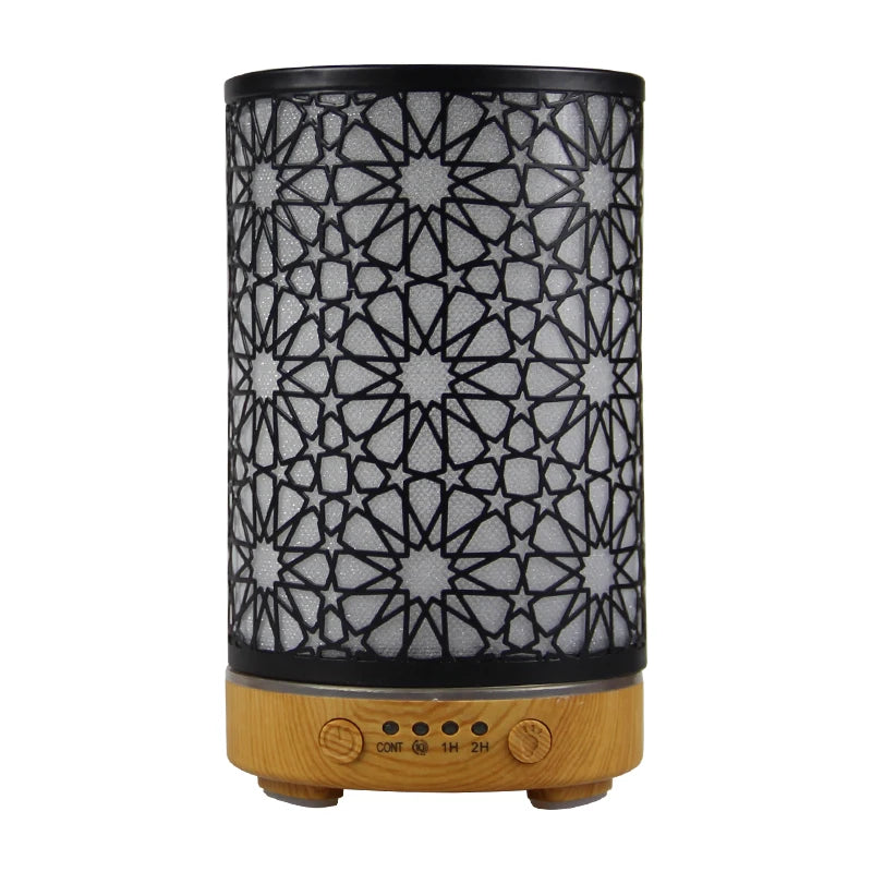 100ml Ultrasonic Essential Oil Diffuser – LED Aroma Humidifier with Timer