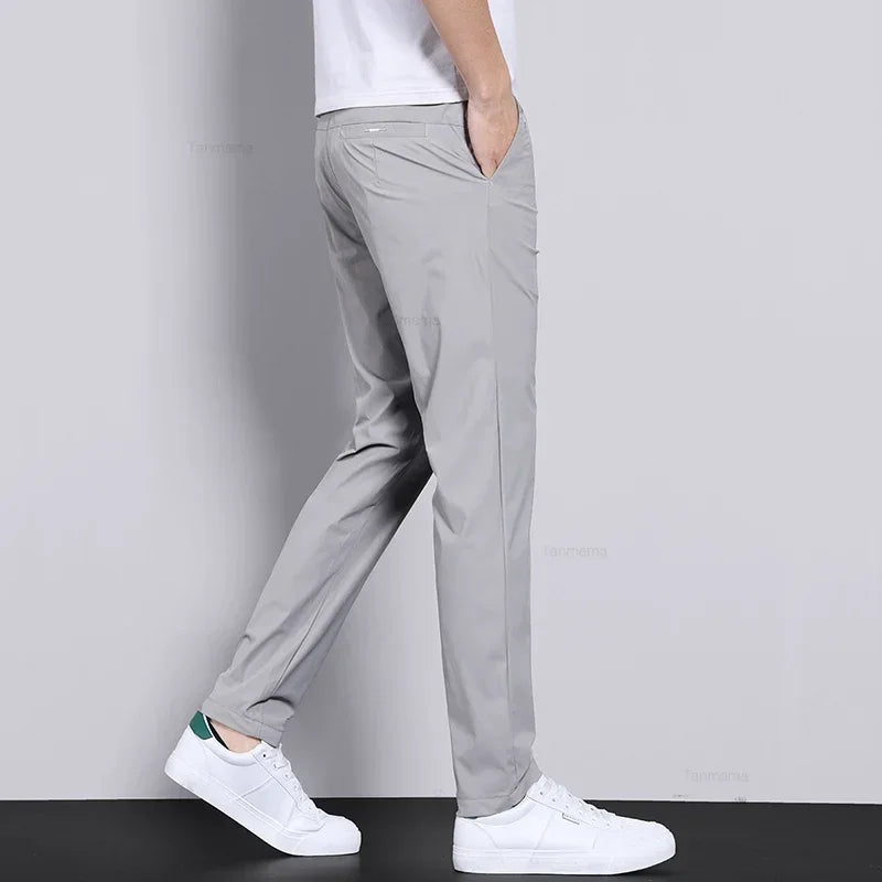 ArcticFormal Elite: Slim Fit Ice Silk Business Trousers