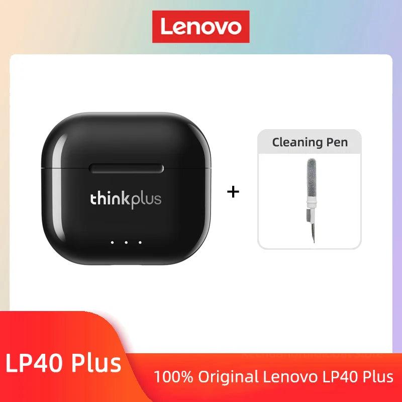 Lenovo LP40 Plus TWS Earphones – Bluetooth 5.3 Sport Earbuds with Noise Reduction