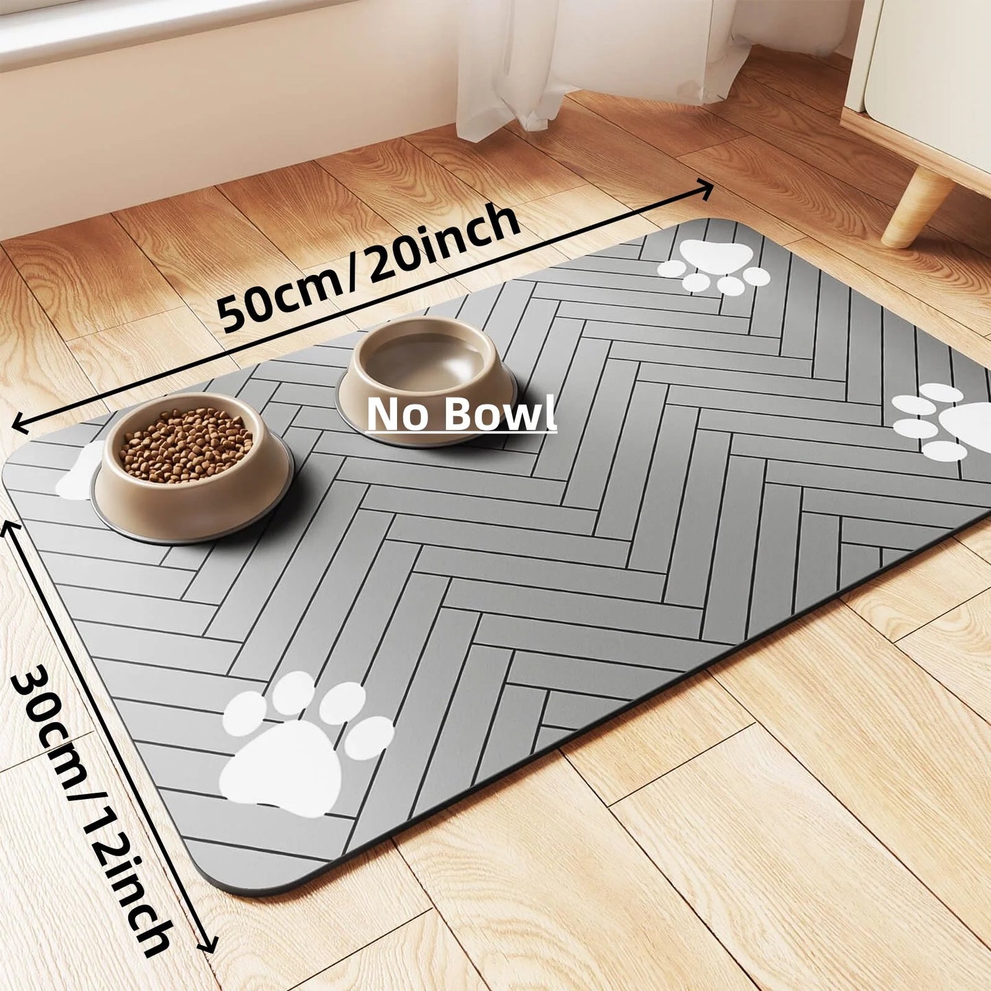 CleanPaws Waterproof Pet Bowl Placemat