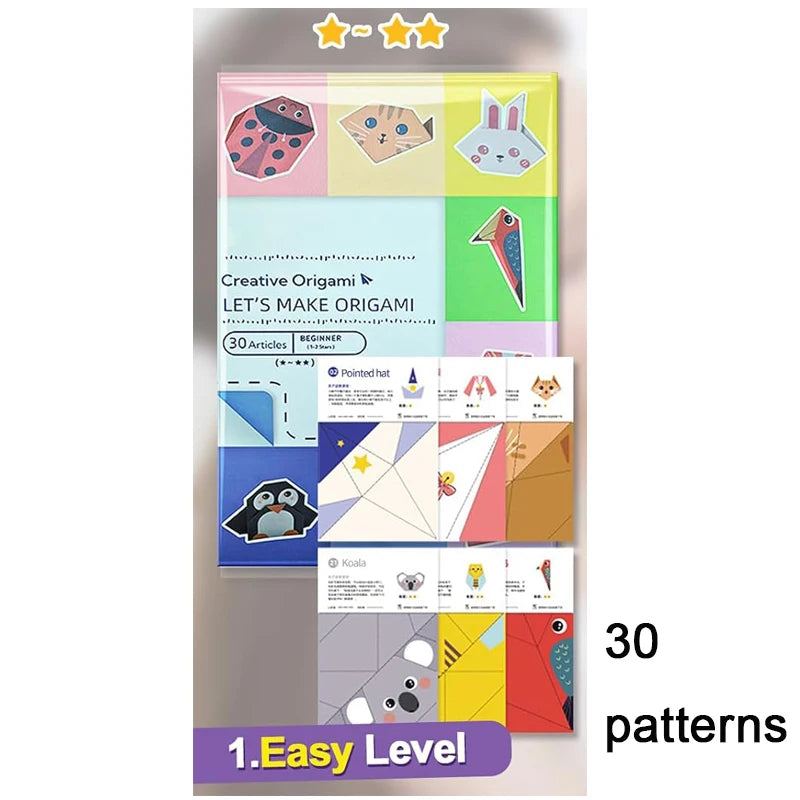Little Makers Origami Paper Art Set with Guide Book