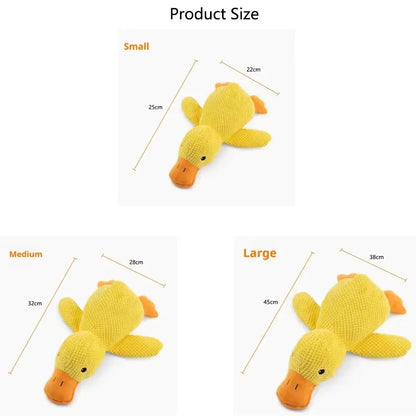 SleepyPaws Yellow Duck Dog Companion Toy