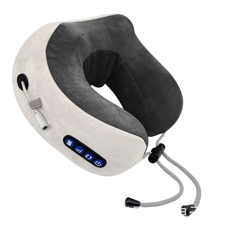 3D Shiatsu Electric Neck Pillow – Heated Massage for Shoulder & Fatigue Relief