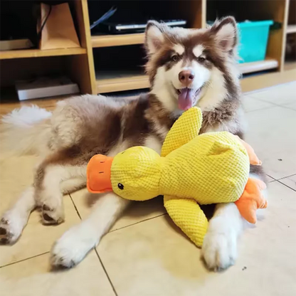 SleepyPaws Yellow Duck Dog Companion Toy