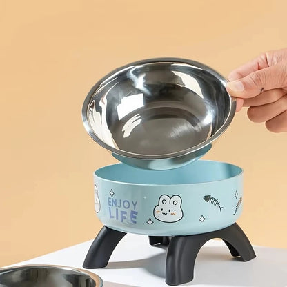 ComfortLift Chew-Proof Raised Pet Bowl