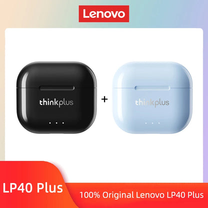 Lenovo LP40 Plus TWS Earphones – Bluetooth 5.3 Sport Earbuds with Noise Reduction