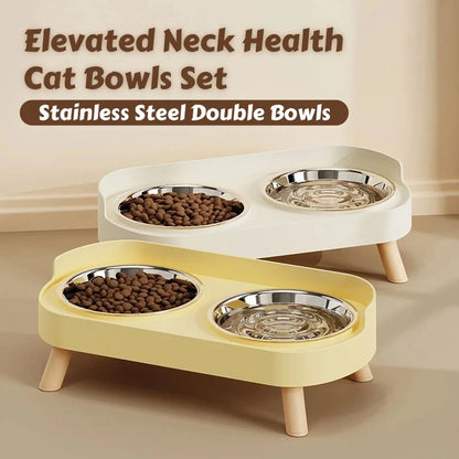 ComfortLift Modern Pet Food & Water Stand