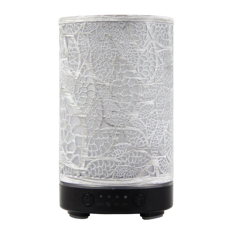 100ml Ultrasonic Essential Oil Diffuser – LED Aroma Humidifier with Timer