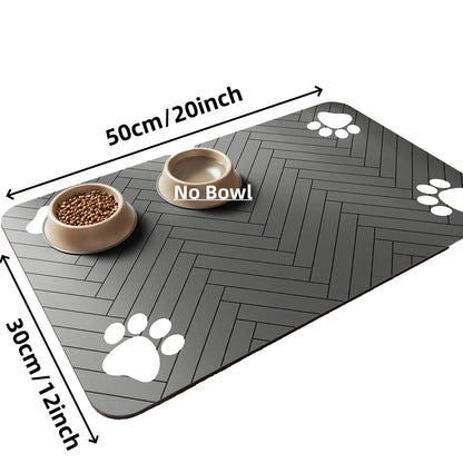 CleanPaws Waterproof Pet Bowl Placemat
