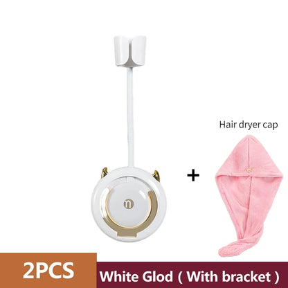 Hands-Free Adjustable Hair Dryer Holder Wall Mount