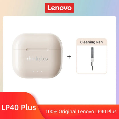 Lenovo LP40 Plus TWS Earphones – Bluetooth 5.3 Sport Earbuds with Noise Reduction