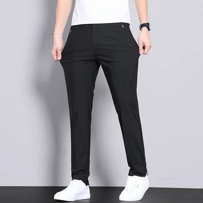 ArcticFormal Elite: Slim Fit Ice Silk Business Trousers