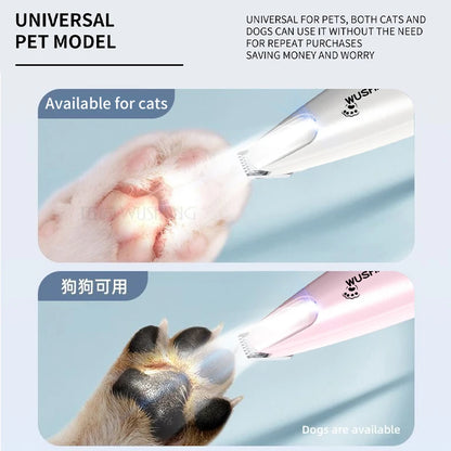 SafeTrim LED Electric Pet Grooming Trimmer