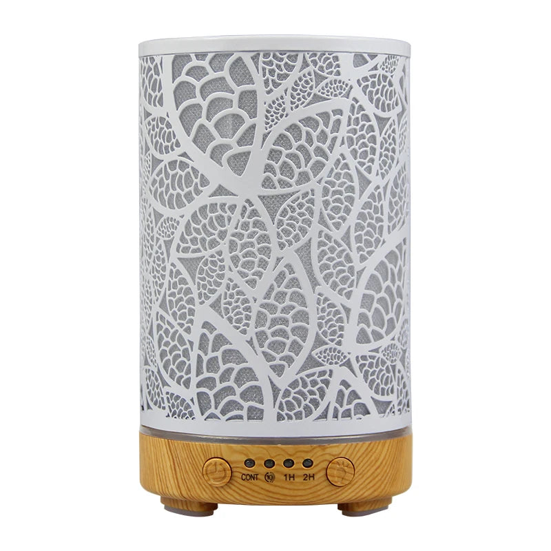 100ml Ultrasonic Essential Oil Diffuser – LED Aroma Humidifier with Timer