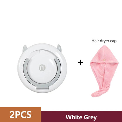 Hands-Free Adjustable Hair Dryer Holder Wall Mount