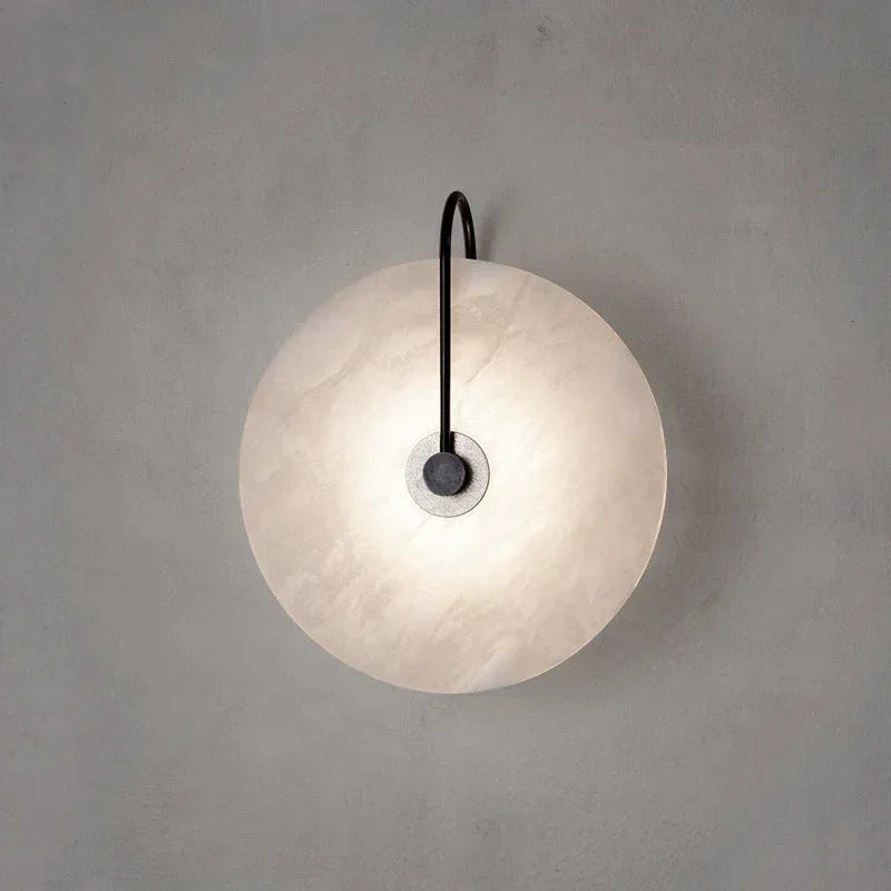 MarbleGlow LED Wall Light – Modern Nordic Style