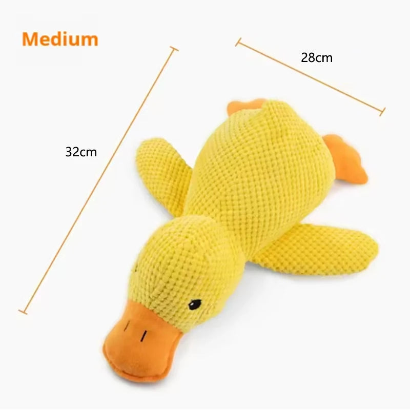 SleepyPaws Yellow Duck Dog Companion Toy