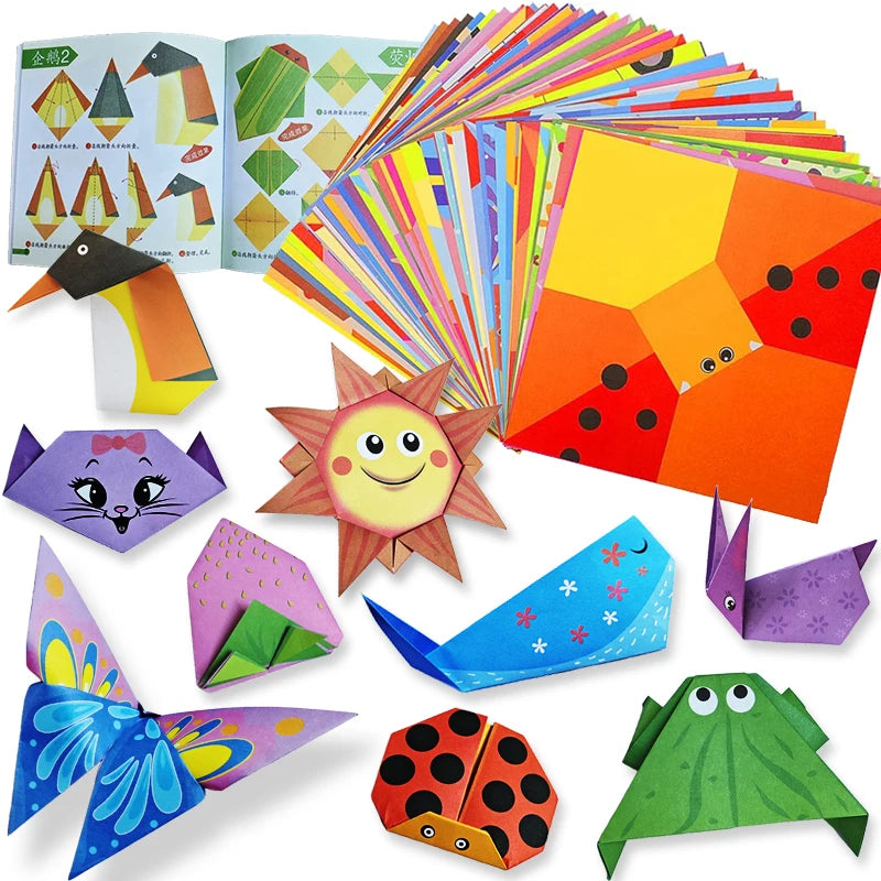 Little Makers Origami Paper Art Set with Guide Book
