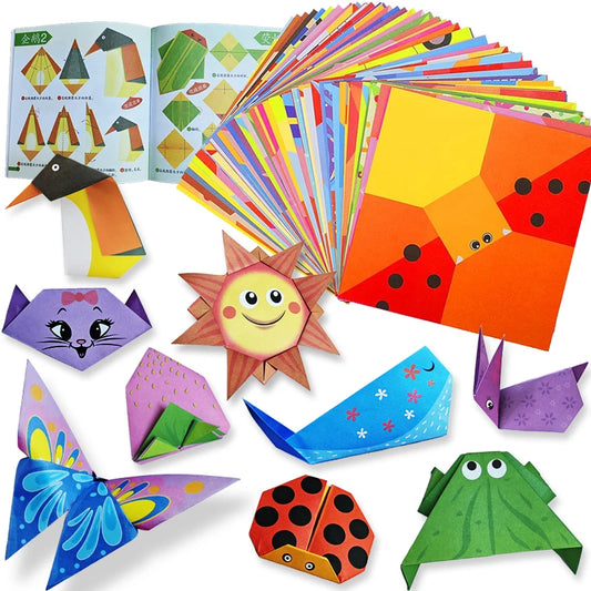 Little Makers Origami Paper Art Set with Guide Book