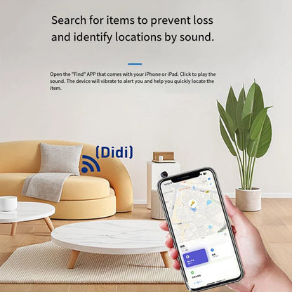 Wireless Charging Smart Tracker Card – GPS Location Tag for iPhone & Apple Devices
