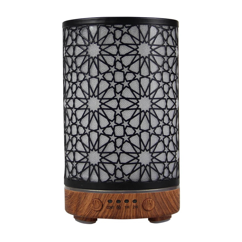100ml Ultrasonic Essential Oil Diffuser – LED Aroma Humidifier with Timer