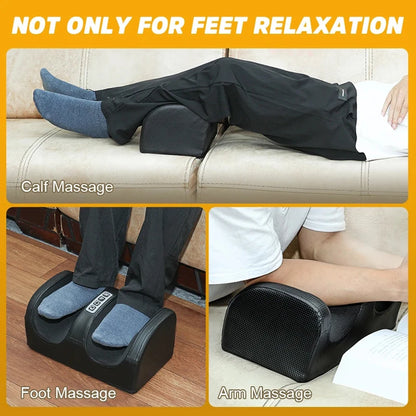 Heated Foot & Calf Massager – Deep Tissue Shiatsu Roller for Relaxation