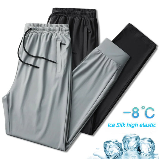 SwiftChill Pro: High-Elasticity Summer Sports Joggers