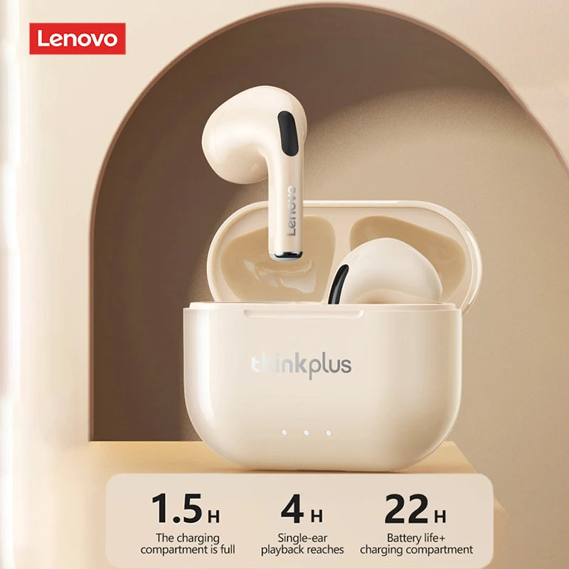 Lenovo LP40 Plus TWS Earphones – Bluetooth 5.3 Sport Earbuds with Noise Reduction