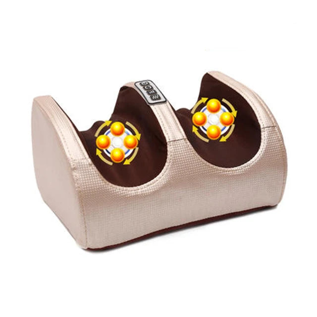 Heated Foot & Calf Massager – Deep Tissue Shiatsu Roller for Relaxation