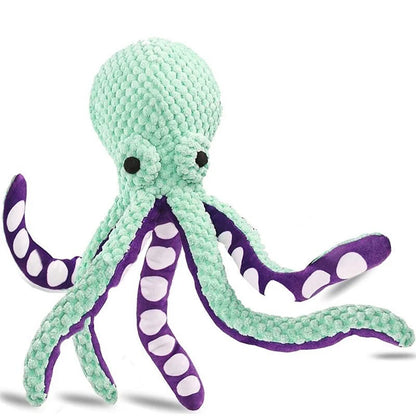 PawBuddy Plush Octopus Companion Toy