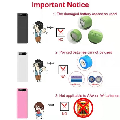 Portable Power Bank Case 8x/10x