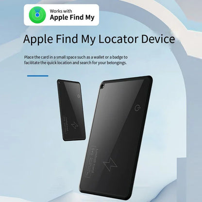 Wireless Charging Smart Tracker Card – GPS Location Tag for iPhone & Apple Devices