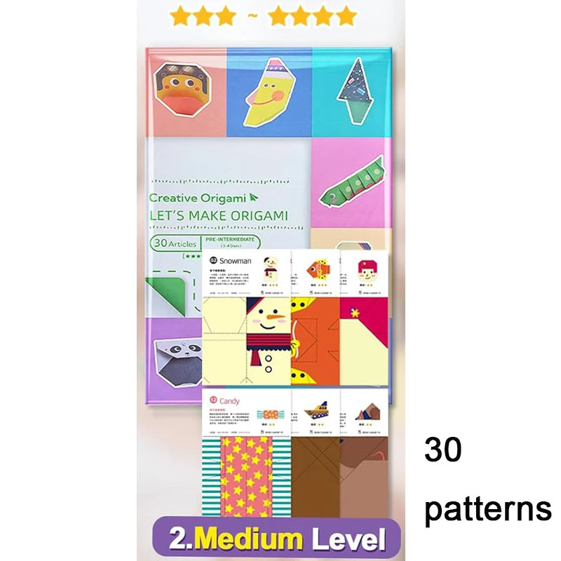 Little Makers Origami Paper Art Set with Guide Book