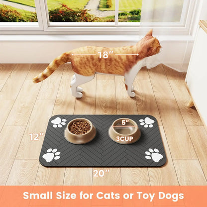 CleanPaws Waterproof Pet Bowl Placemat
