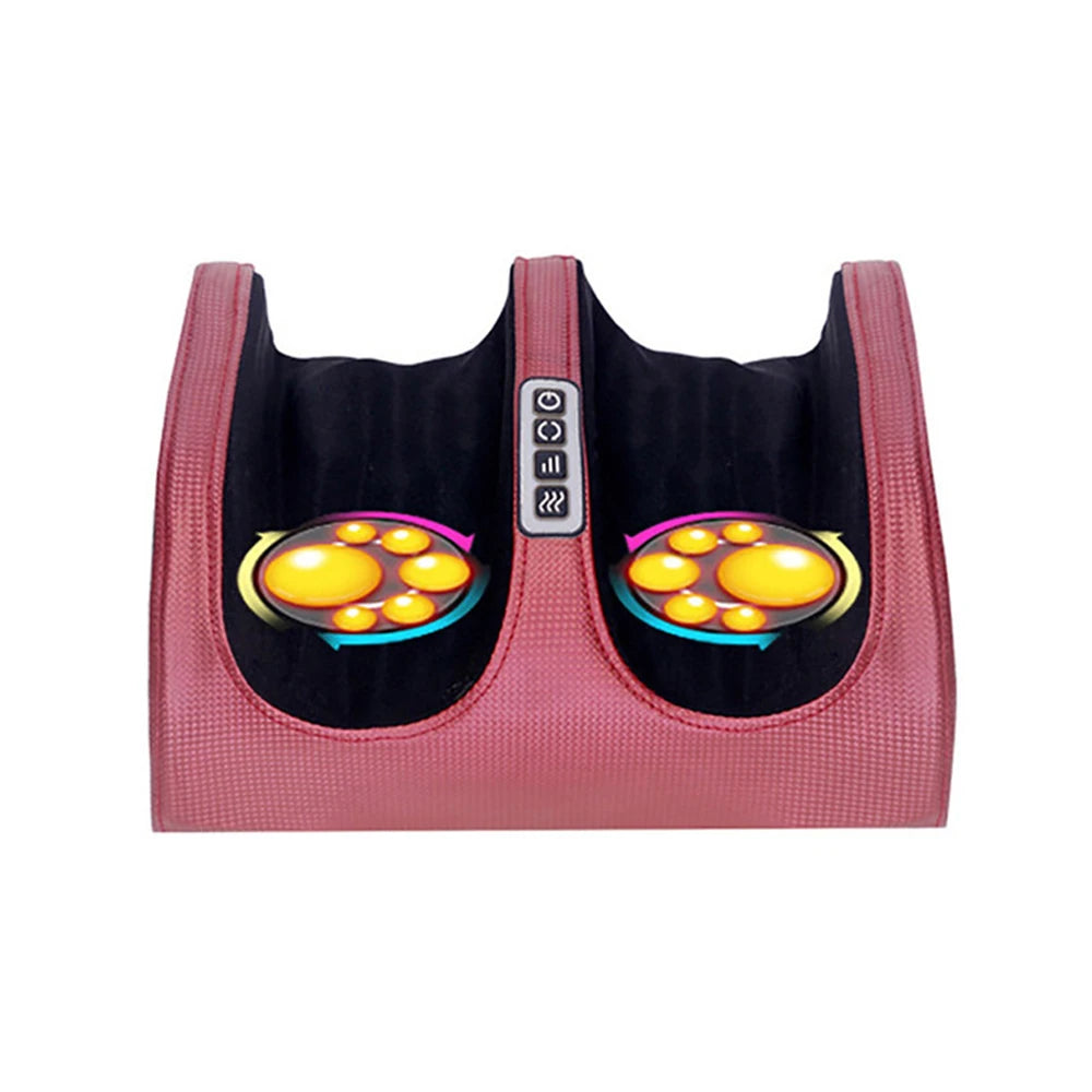 Heated Foot & Calf Massager – Deep Tissue Shiatsu Roller for Relaxation