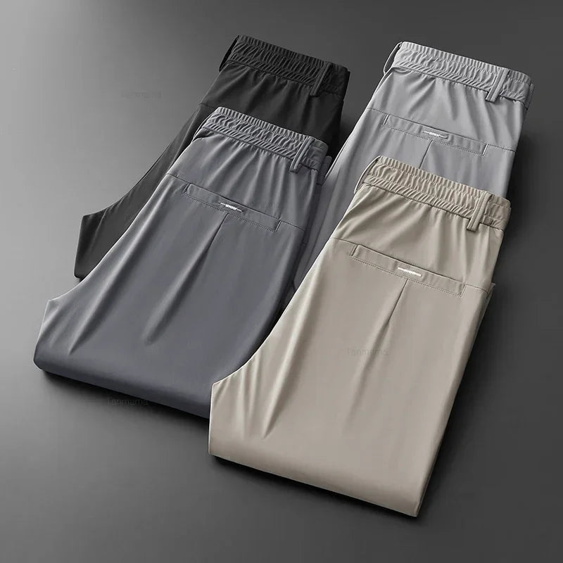 ArcticFormal Elite: Slim Fit Ice Silk Business Trousers