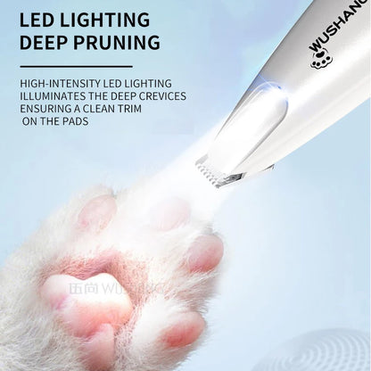 SafeTrim LED Electric Pet Grooming Trimmer