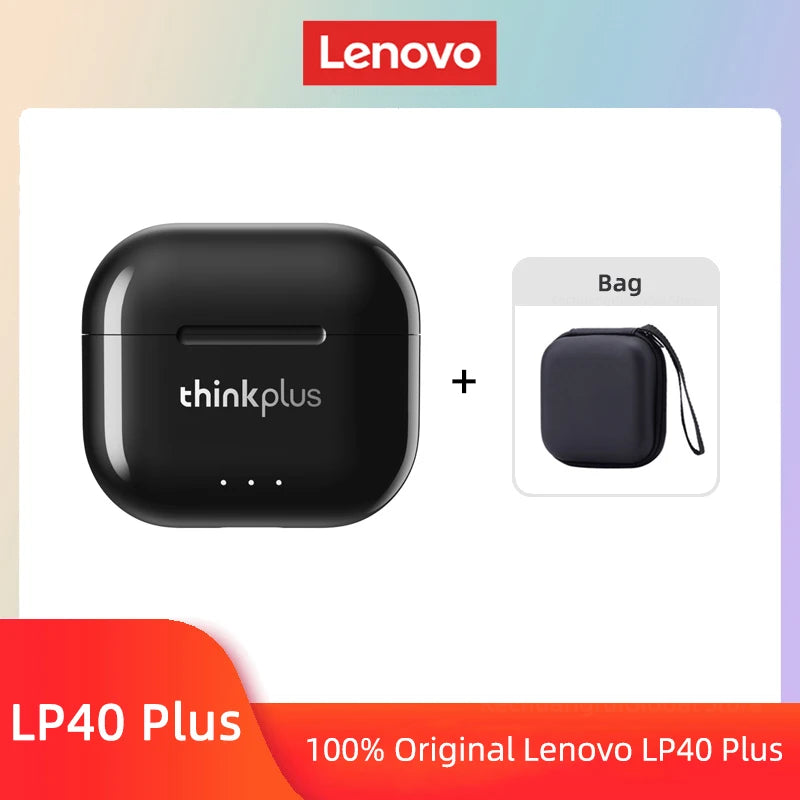 Lenovo LP40 II Earphones Original LP40 plus TWS Wireless Bluetooth 5.3 Headphones Sport Noise Reduction Touch Control Earbudss