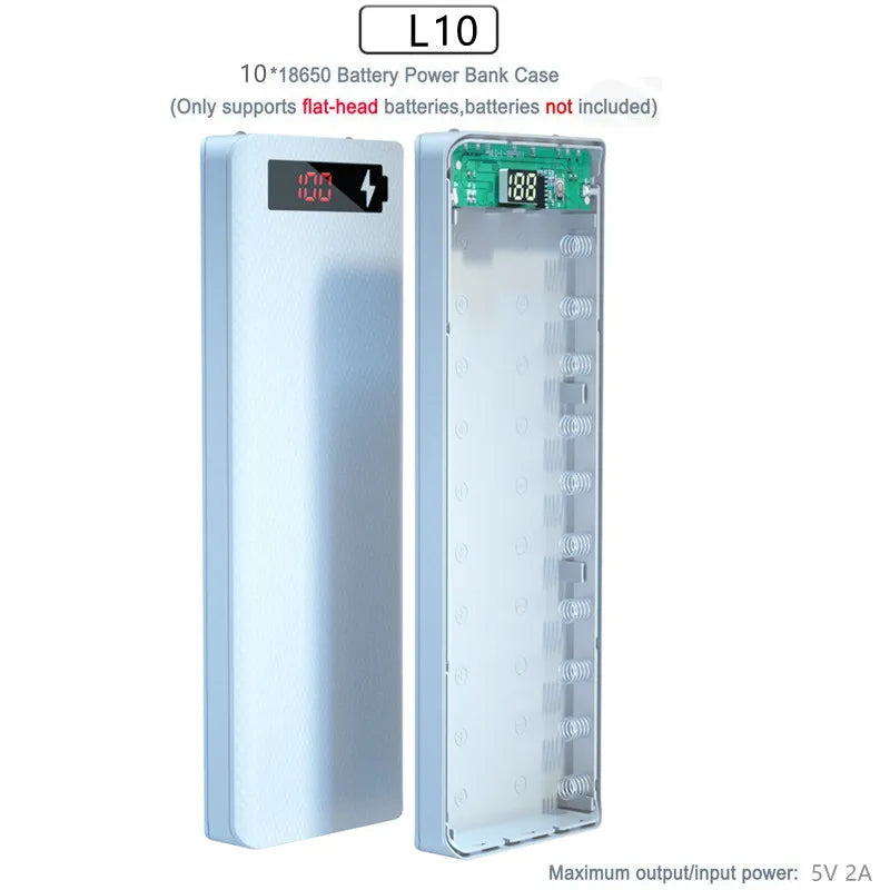 Portable Power Bank Case 8x/10x