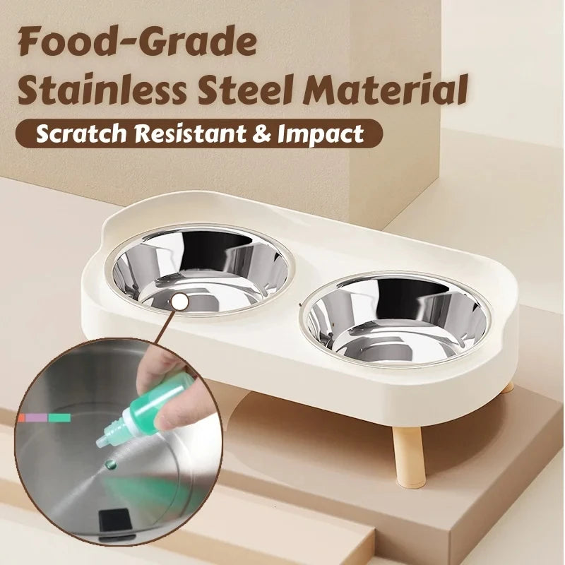 ComfortLift Modern Pet Food & Water Stand